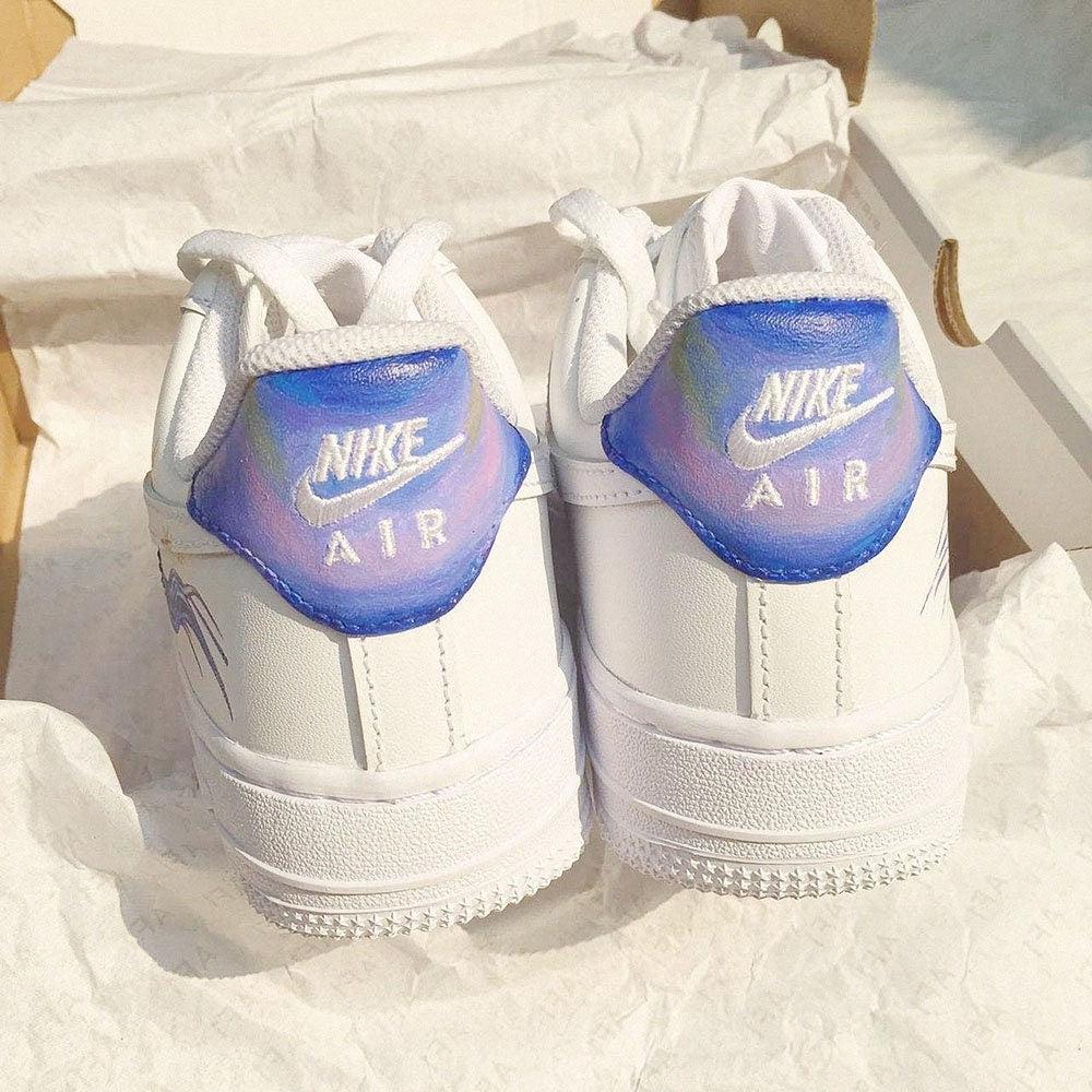 Blue Phoenix Custom Air Force 1-shecustomize