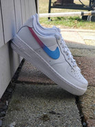 Blue Pink Custom Air Force 1-shecustomize
