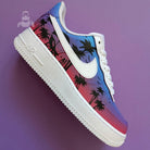 Blue Pink Sunset Miami Custom Air Force 1-shecustomize