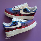 Blue Pink Sunset Miami Custom Air Force 1-shecustomize