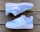 Blue Purple Custom Air Force 1-shecustomize
