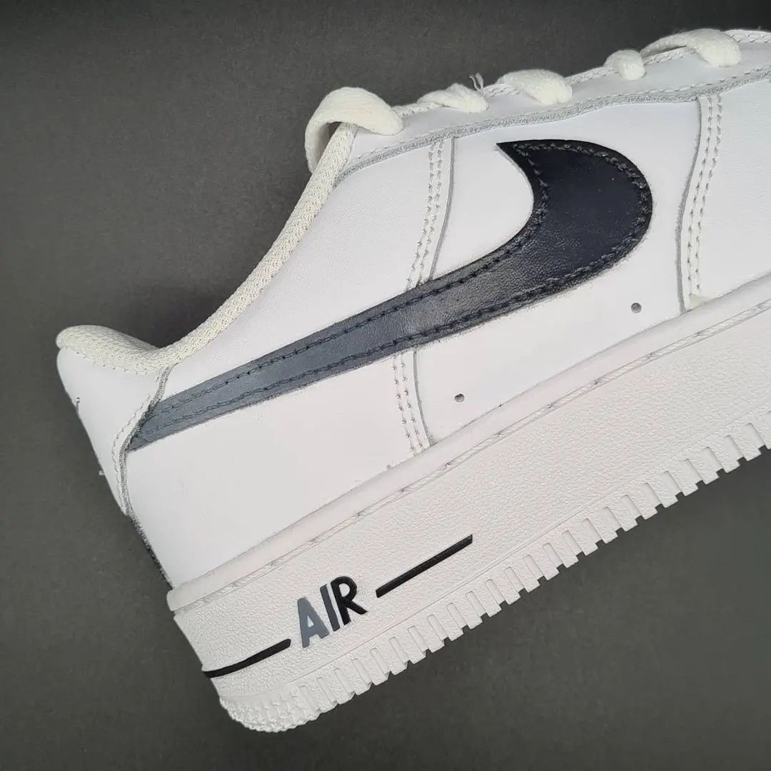 Brown Grey Custom Air Force 1-shecustomize