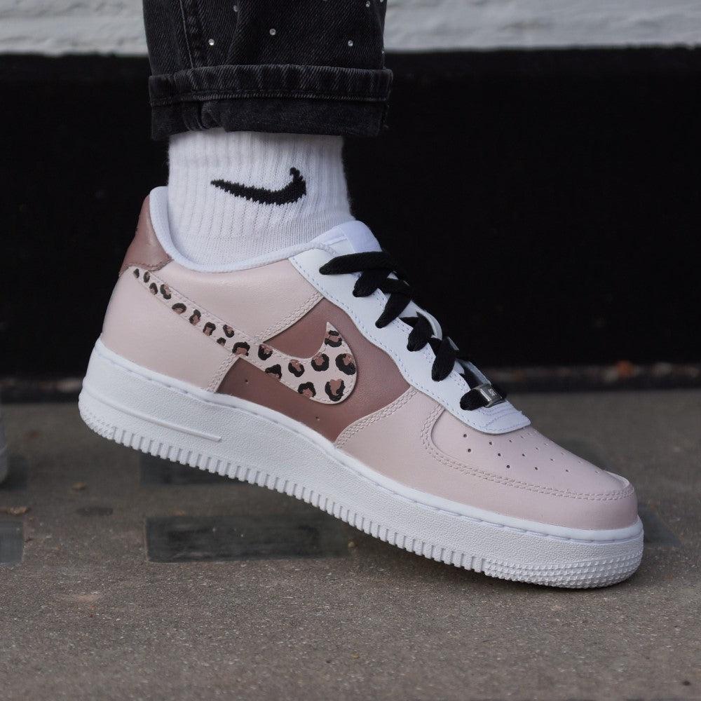 Brown Leopard Custom Air Force 1-shecustomize