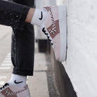 Brown Leopard Custom Air Force 1-shecustomize