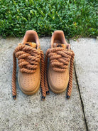 Brown Rope Lace Custom Air Force 1-shecustomize