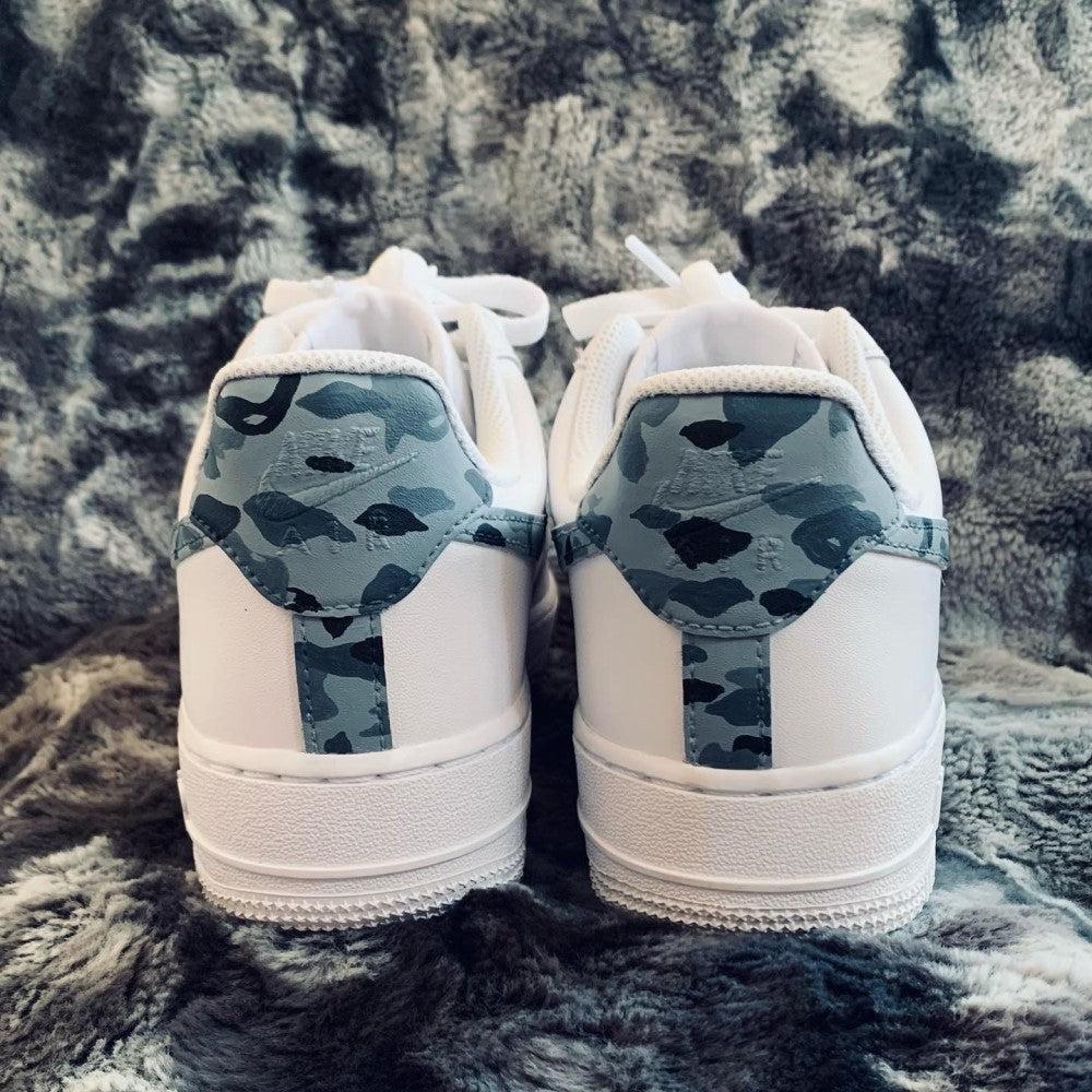 Camouflage Gray Custom Air Force 1-shecustomize