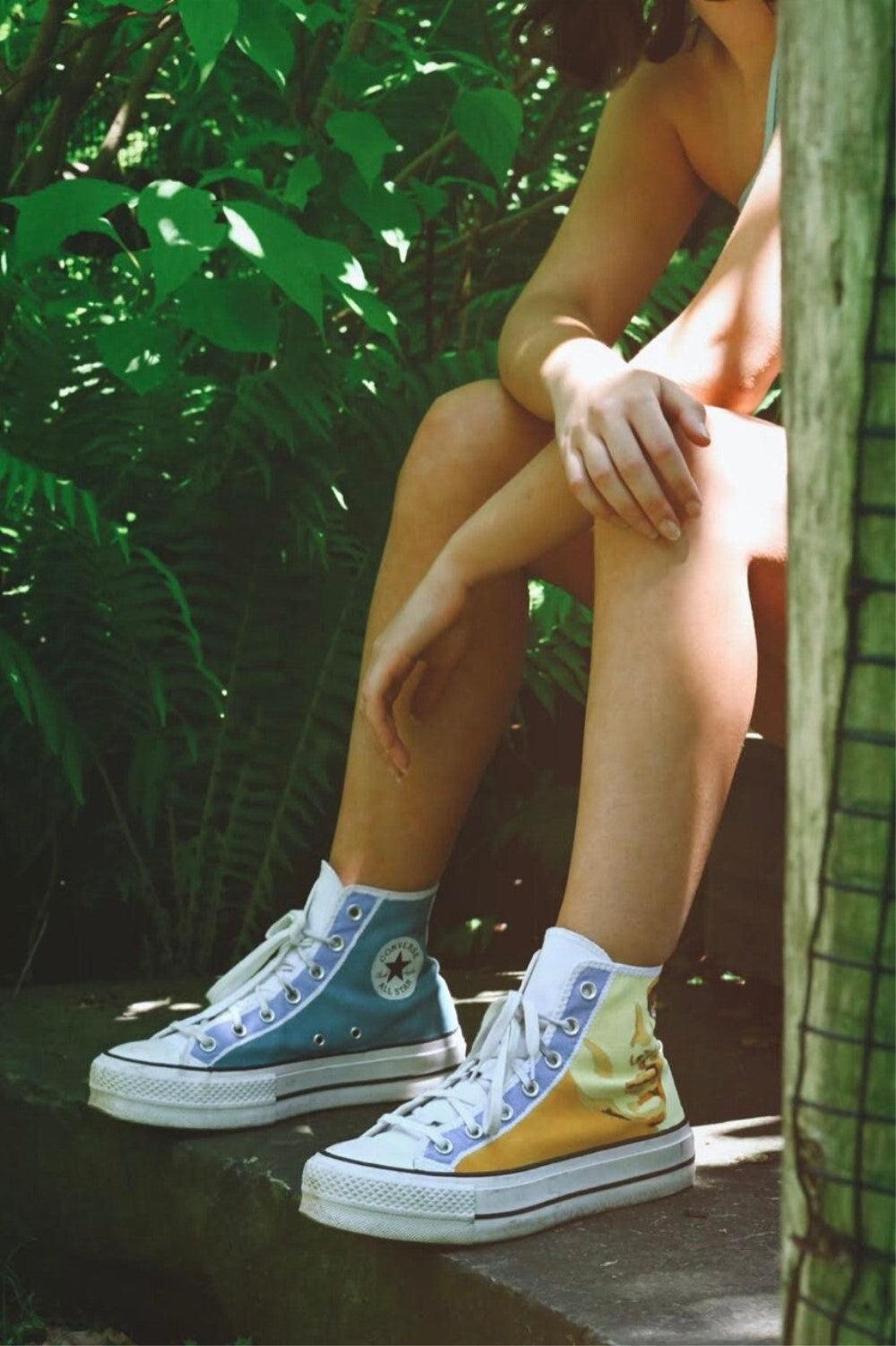 Cartoon Custom Converse-shecustomize