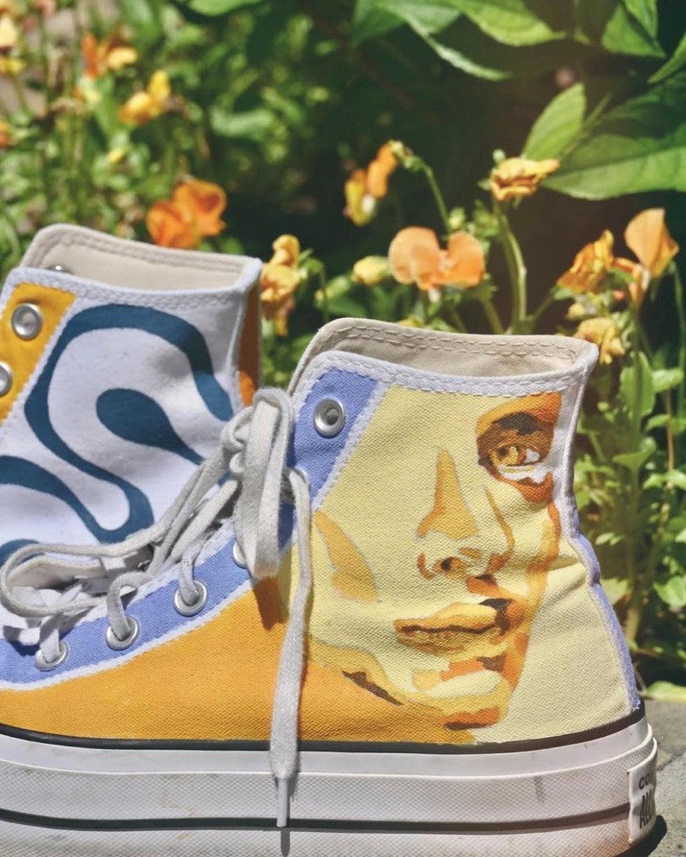 Cartoon Custom Converse-shecustomize