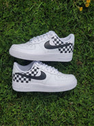 Checkerboard Custom Air Force 1-shecustomize