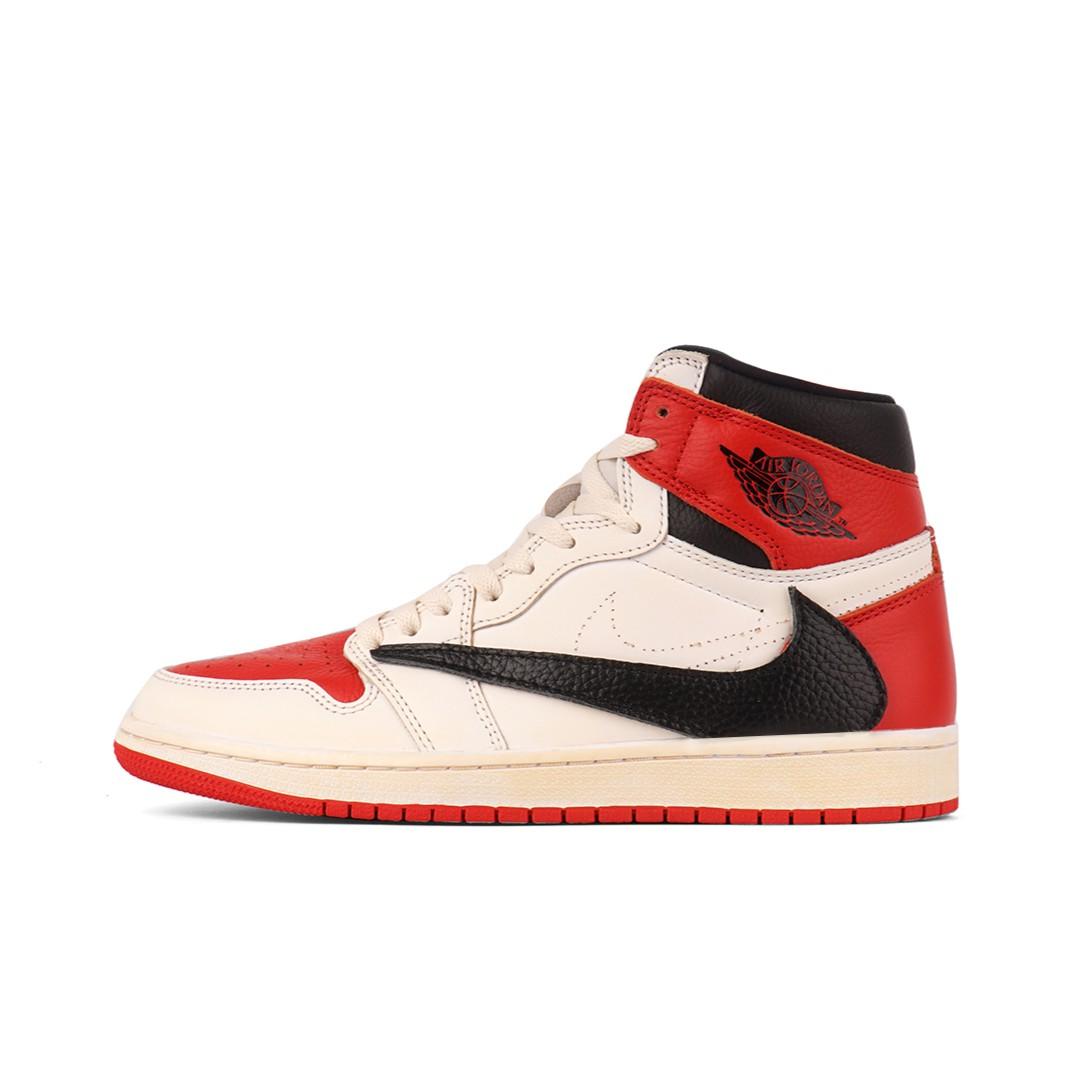 Chicago Red White Custom Air Jordan 1 High-shecustomize