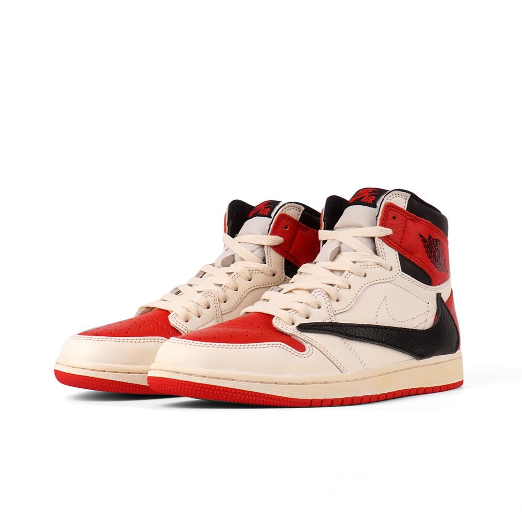 Chicago Red White Custom Air Jordan 1 High-shecustomize