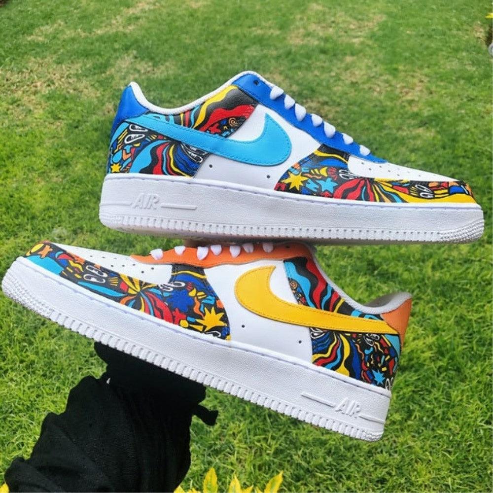 Color Graffiti Custom Air Force 1-shecustomize