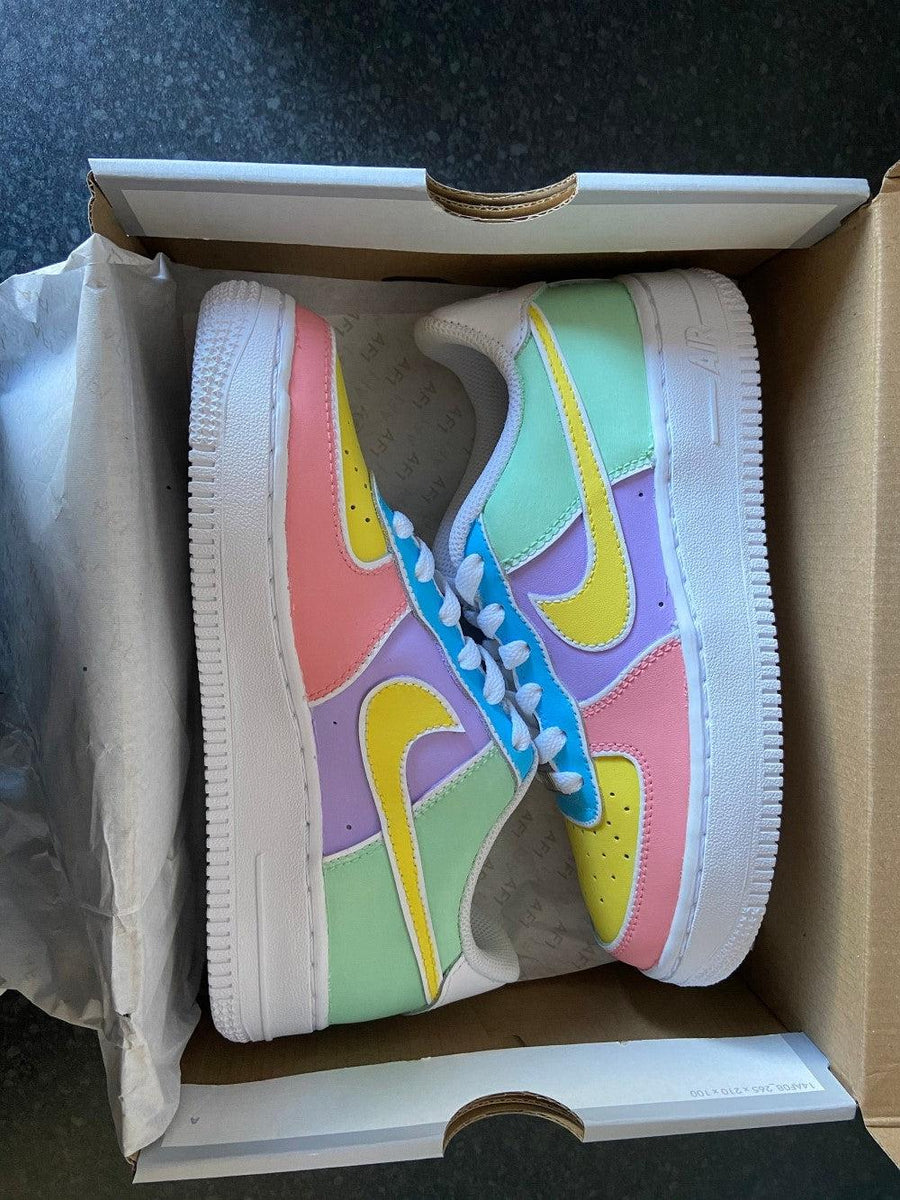 custom colorful air force ones