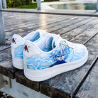 Custom Air Force 1 Baby Blue Anime Pattern-shecustomize