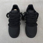 Custom Air Force 1 Black Red Chunky Rope Laces-shecustomize