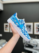 Custom Air Force 1 Blue Splash Pattern-shecustomize