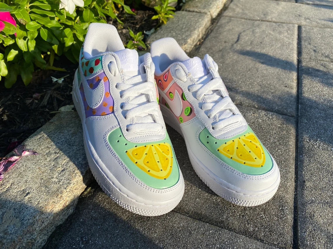 Custom Air Force 1 Multicolor Fruit Pattern-shecustomize