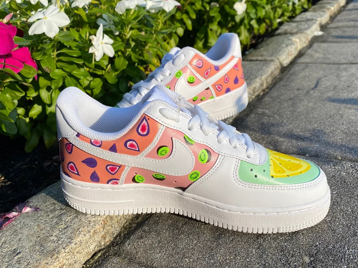 Custom Air Force 1 Multicolor Fruit Pattern-shecustomize