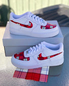 Custom Air Force 1 Red Print-shecustomize