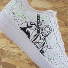 Custom Air Force 1 White Anime Characters Splatter Design-shecustomize