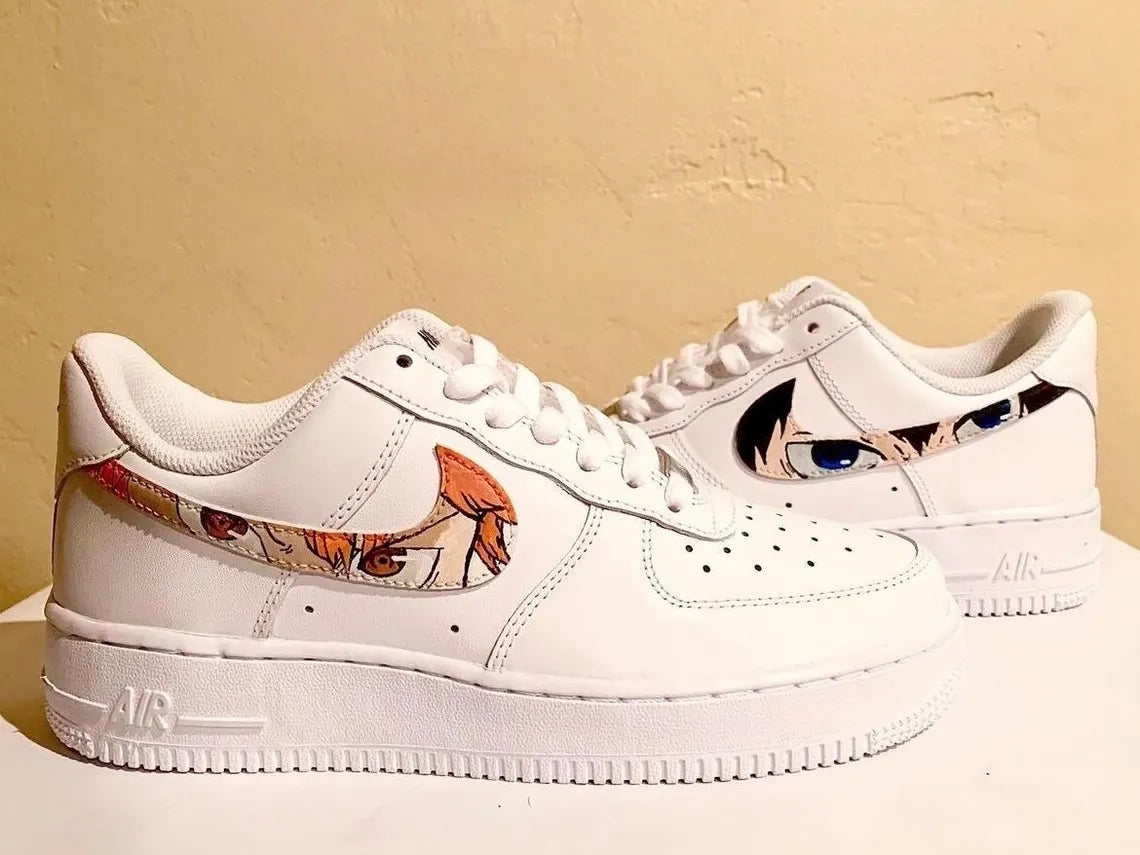 Custom Air Force 1 White Anime Pattern-shecustomize