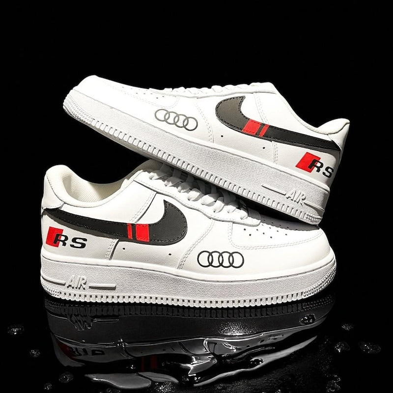 Custom Air Force 1 White Audi Logo Design