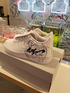 Custom Air Force 1 White Black Scribble Design-shecustomize