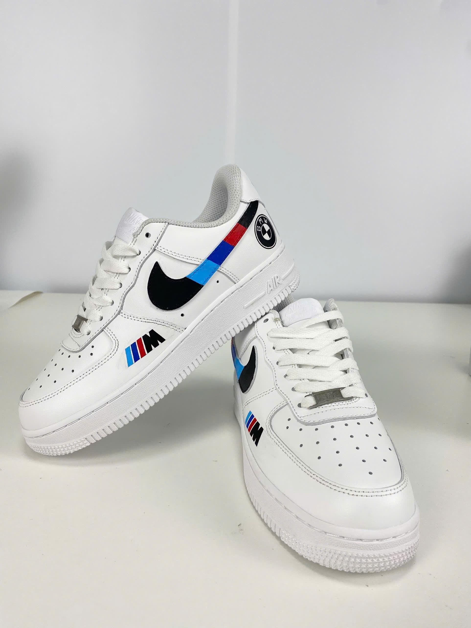 Custom Air Force 1 White BMW M Logo