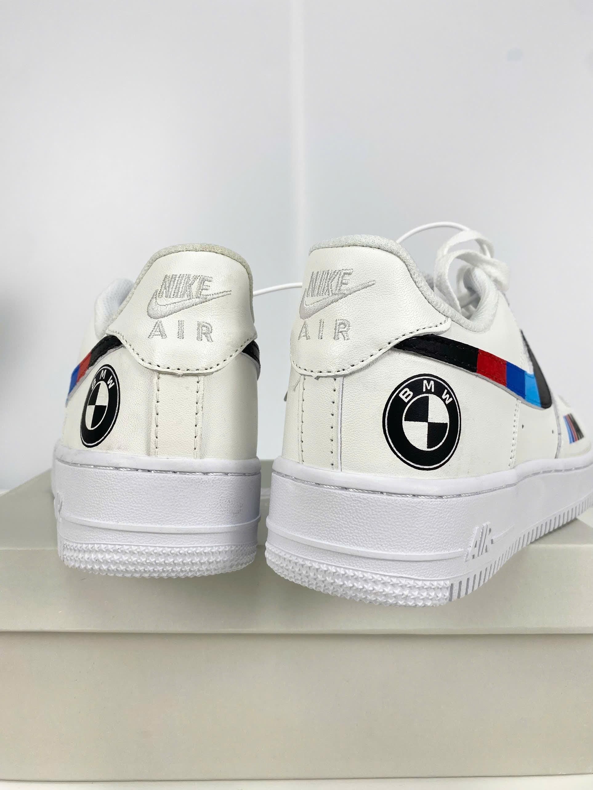 Custom Air Force 1 White BMW M Logo