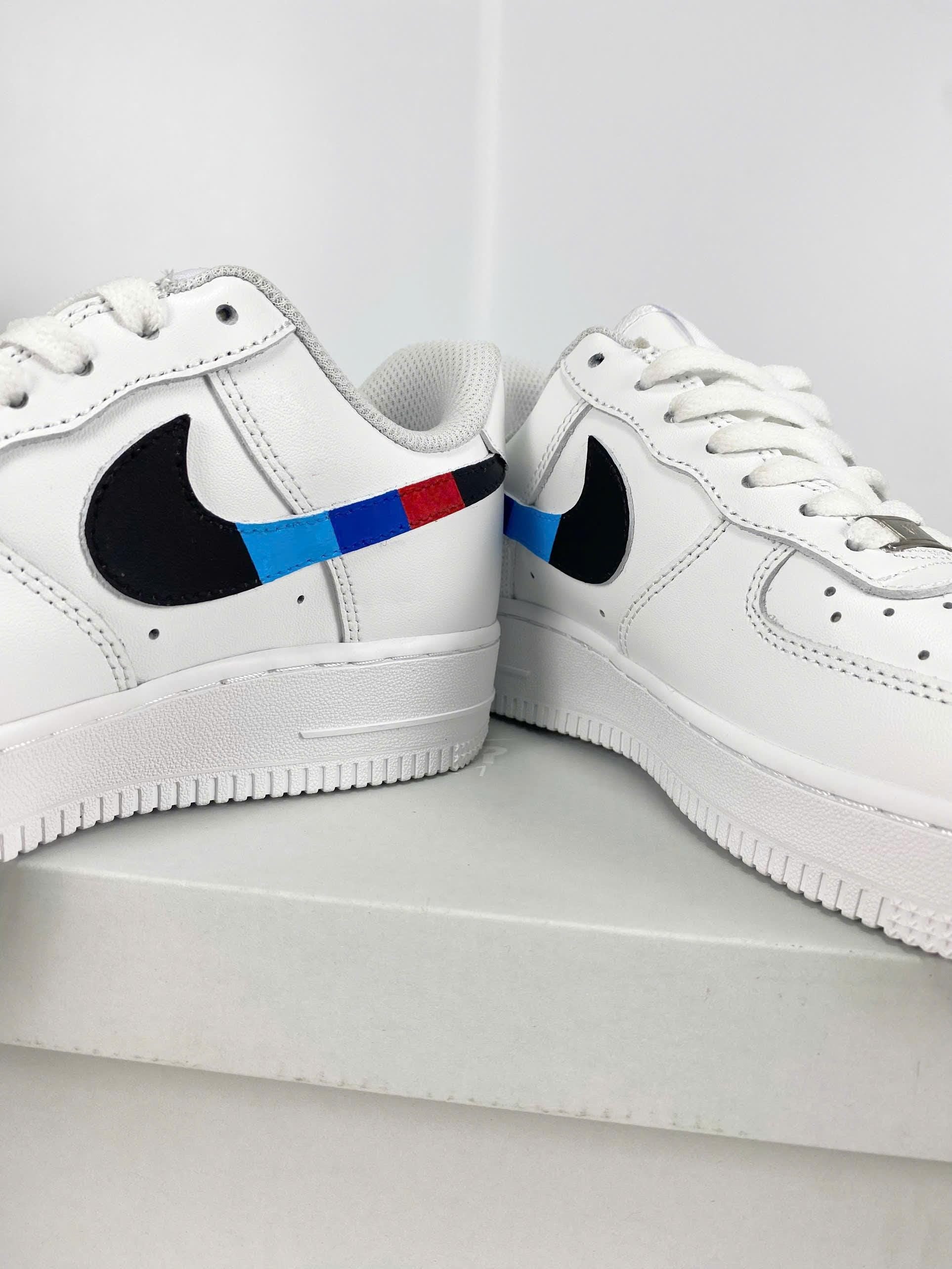 Custom Air Force 1 White BMW M Logo