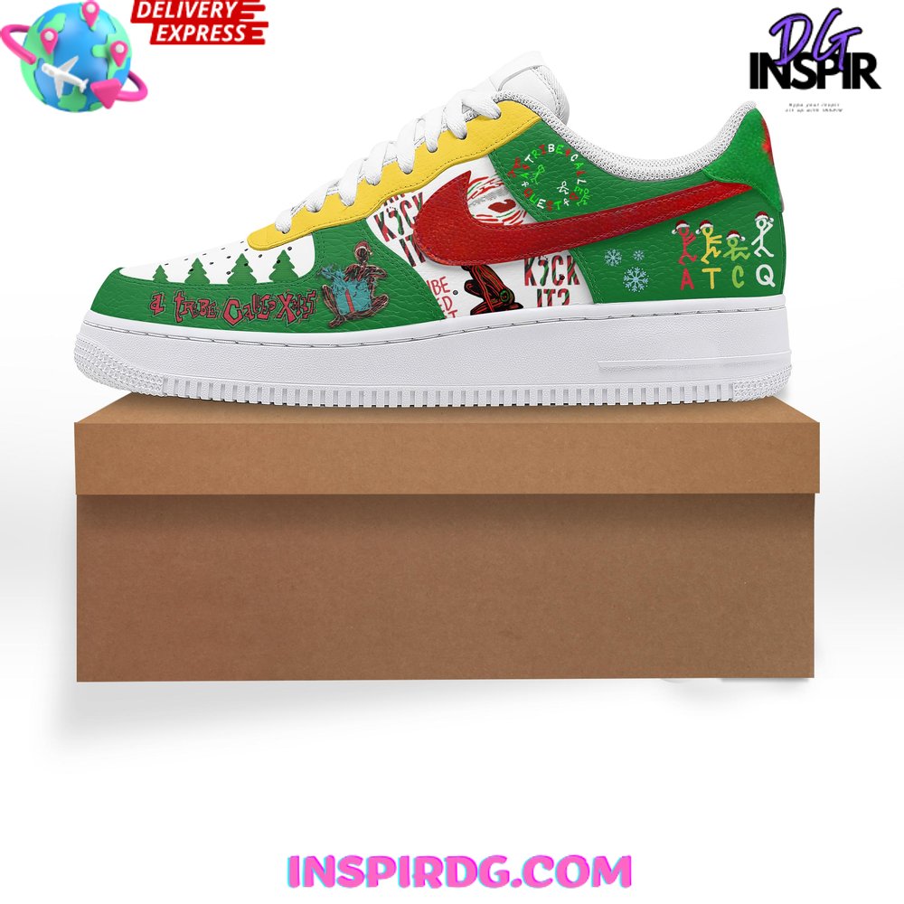 Custom Air Force 1 White Green Yellow With Graffiti Patterns-shecustomize