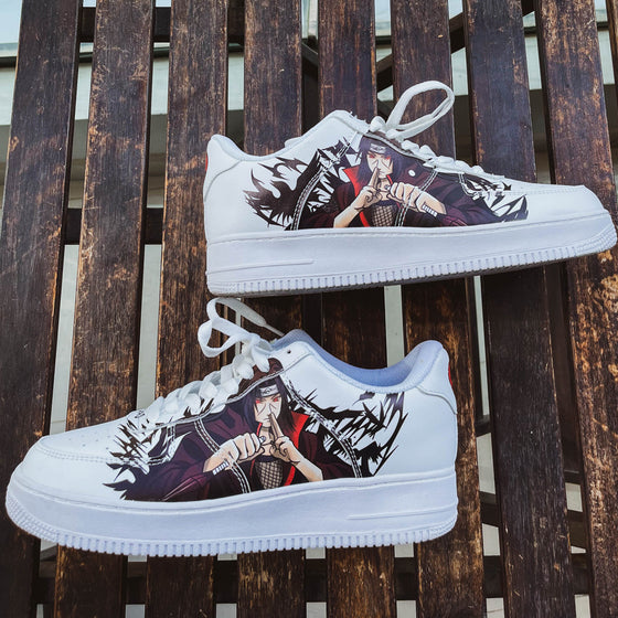 Custom Air Force 1 White Naruto Theme-shecustomize