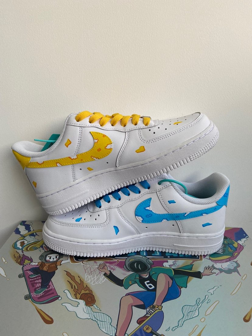 Custom Air Force 1 White Tom And Jerry
