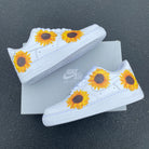 Custom Air Force 1 White Yellow Sunflowers-shecustomize
