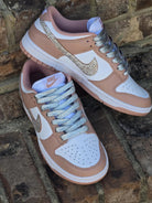 Custom Dunk Brown Sliver Rhinestone