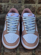 Custom Dunk Brown Sliver Rhinestone