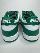 Custom Dunk Green White Rhinestones Satin Laces