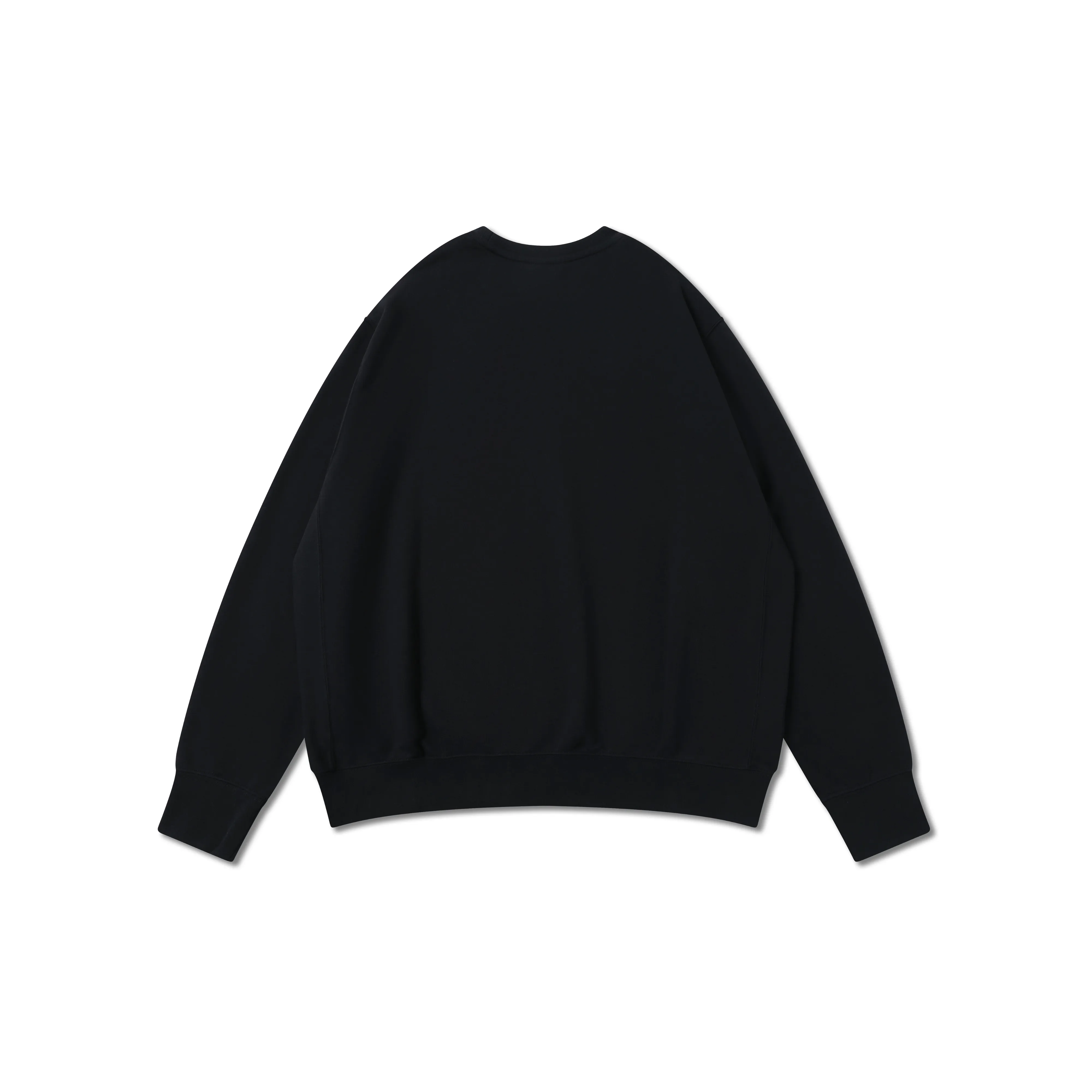 Custom Embroidery Nike Sweatshirt Black With Blue Flower Pattern