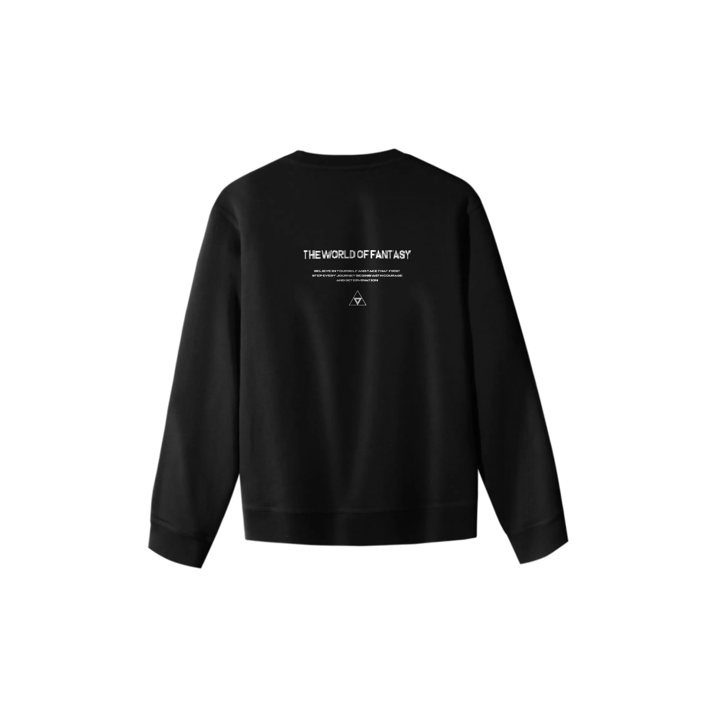 Custom Nike Sweatshirt Black Fantasy Theme With Knight Pattern