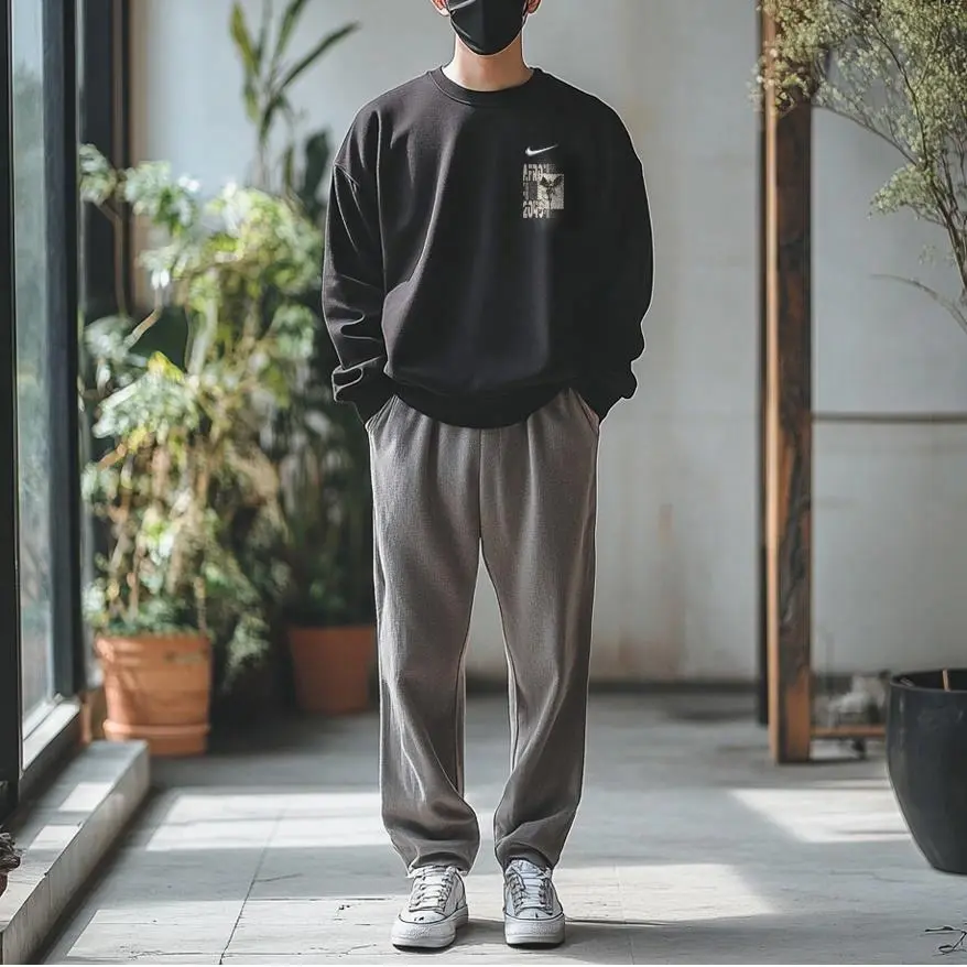 Custom Nike Sweatshirt Black With Fantasy Quote Design