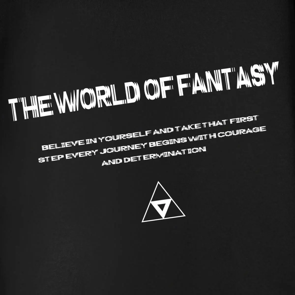 Custom Nike Sweatshirt Black With Fantasy Quote Design