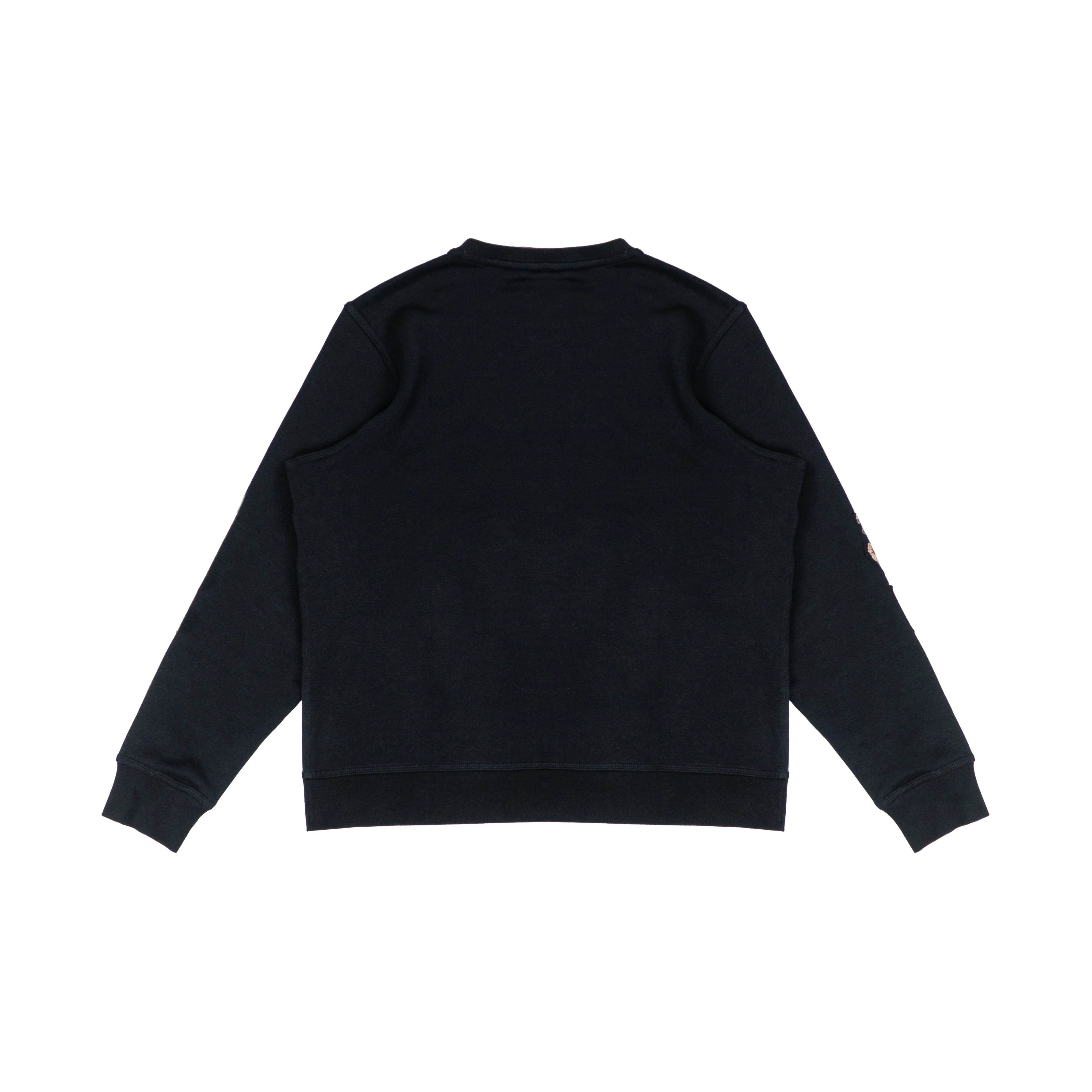 Custom Nike Sweatshirt Black With Mosaic - like Pattern