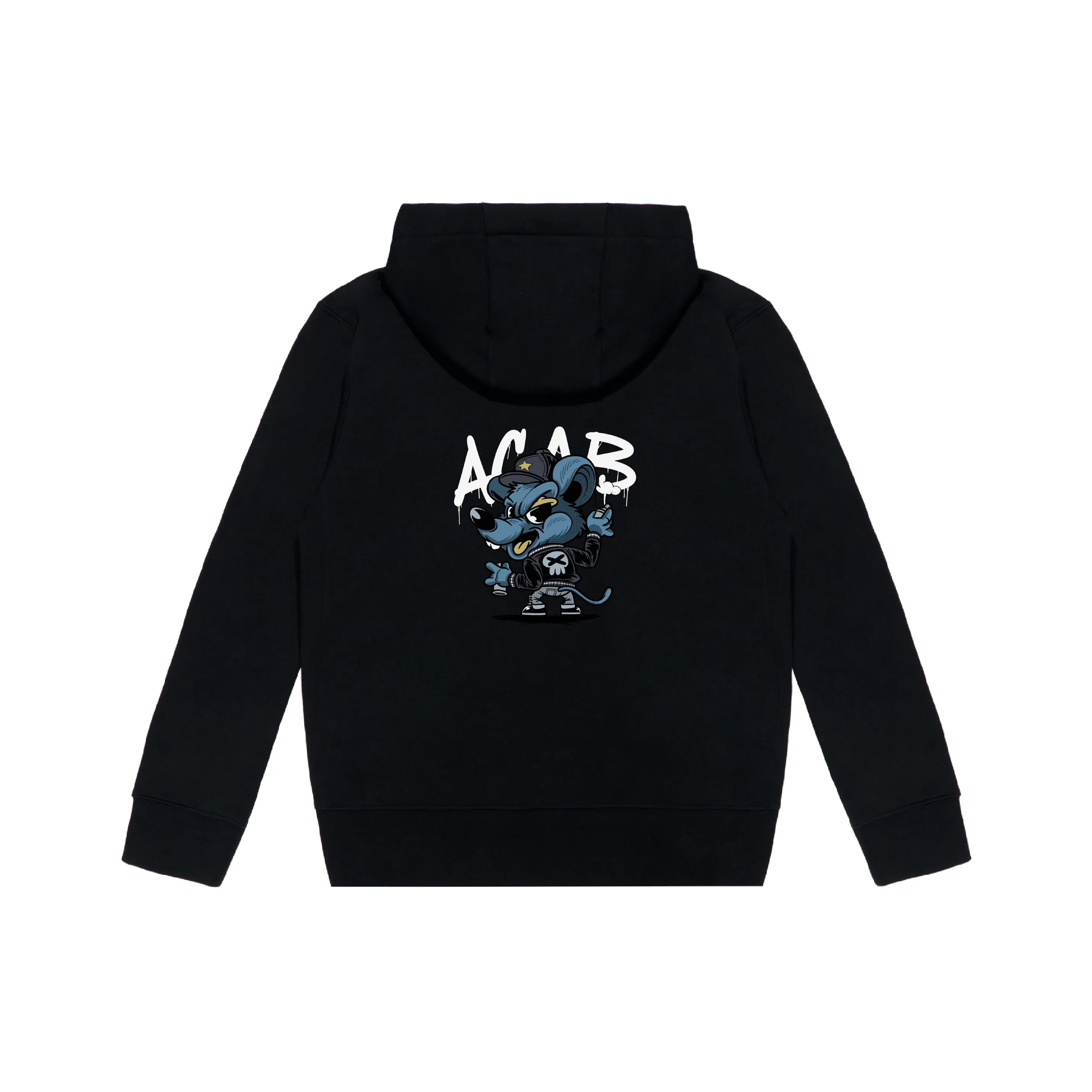 Custom Nike Sweatshirt Featuring Blue Cartoon Rat