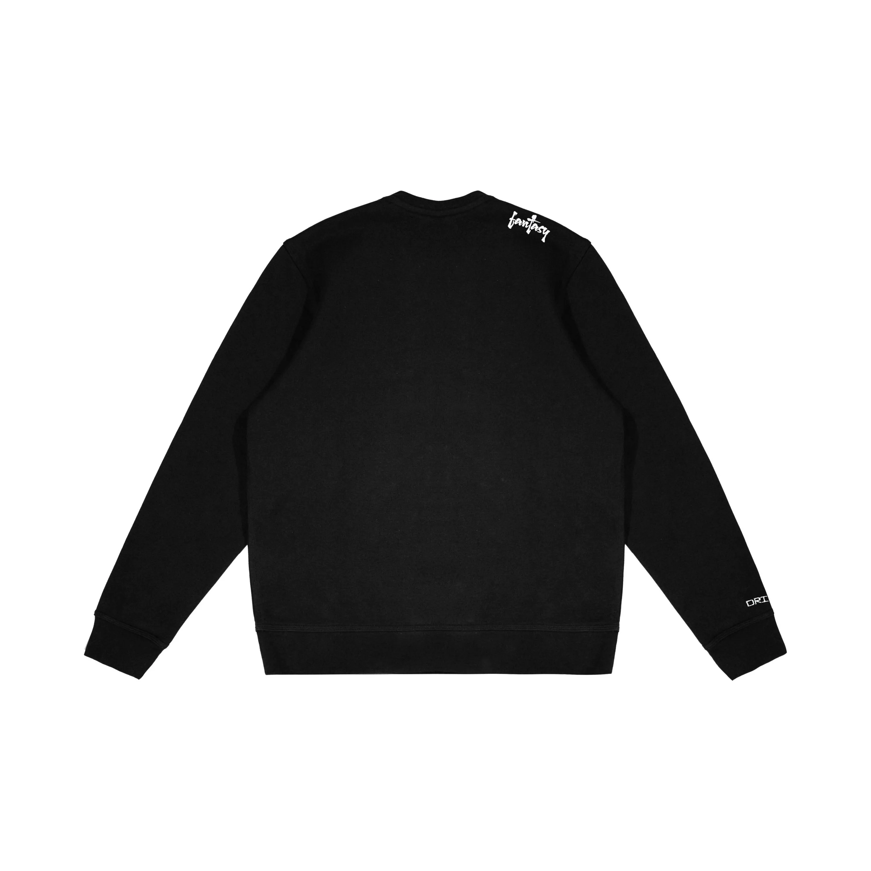 Custom Nike Sweatshirt With Lace Pattern Black