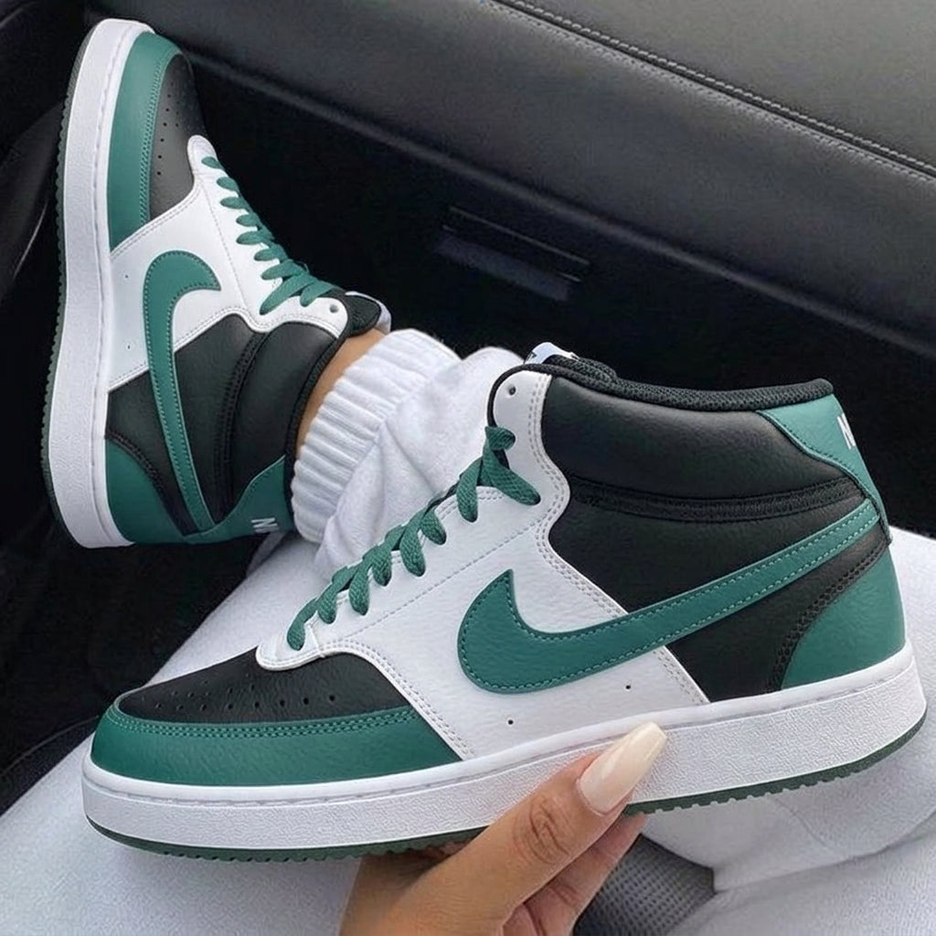 Dark Green Teal Panel Custom Nike Court Vision