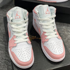 Custom Jordans White Pink-shecustomize