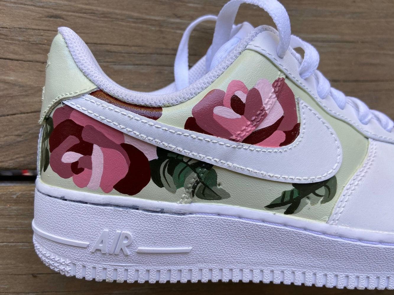 Flowers Custom Air Force 1-shecustomize