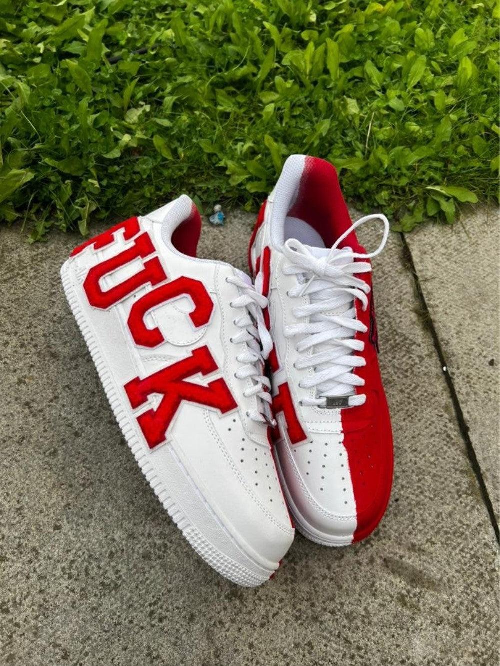 Fuck Love Custom Air Force 1-shecustomize