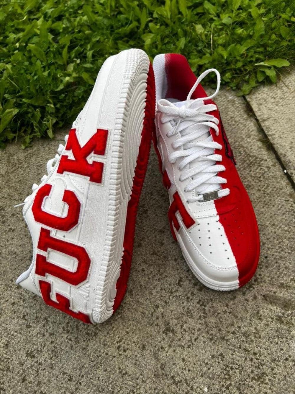 Fuck Love Custom Air Force 1-shecustomize