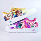 Goku and Majin Buu Dragon Ball Amine Custom Air Force 1-shecustomize
